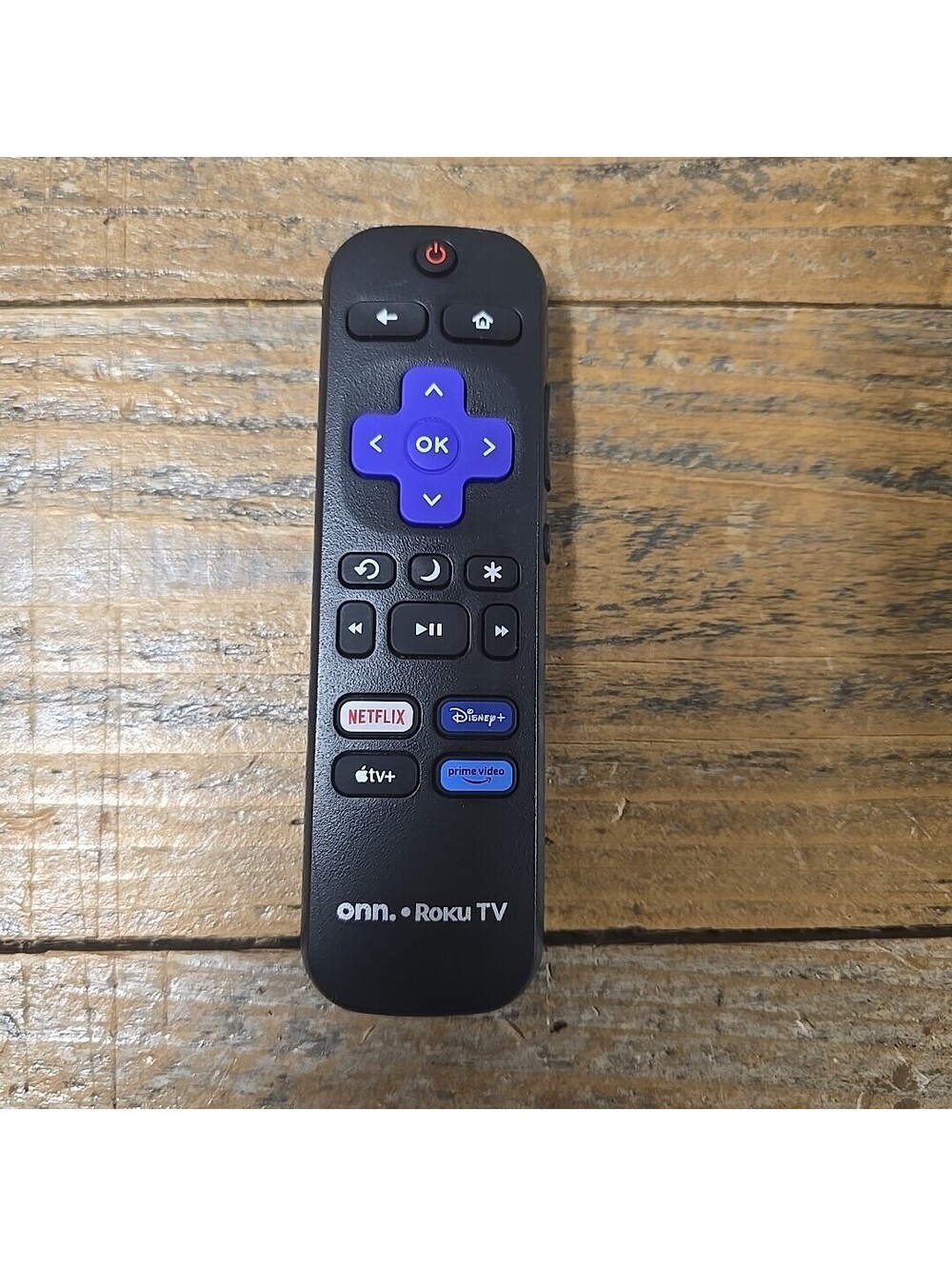 ONN Roku TV Remote Control W Netflix, Disney+, Apple TV+, Prime Video 3026000173